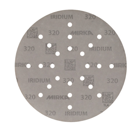 Set di dischi abrasivi Iridium, Ø 225 mm, P80/P100/P120/P150/P180, 1440